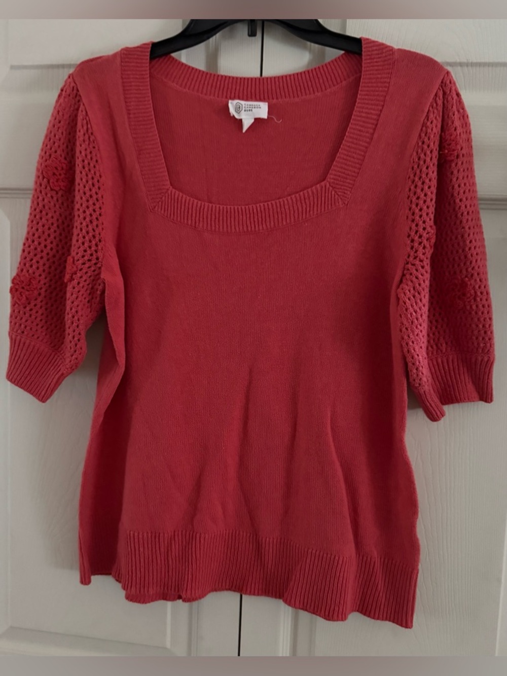 Candace Cameron Bure Square Neckline Sweater - Size Medium - NWOT